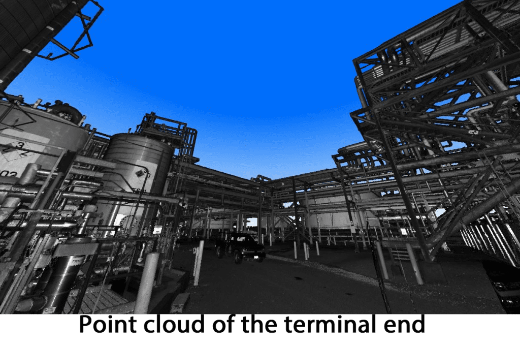 industrial piping rack model