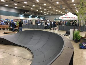 More than just trails and paths, extreme biking path demonstrated at the symposium.